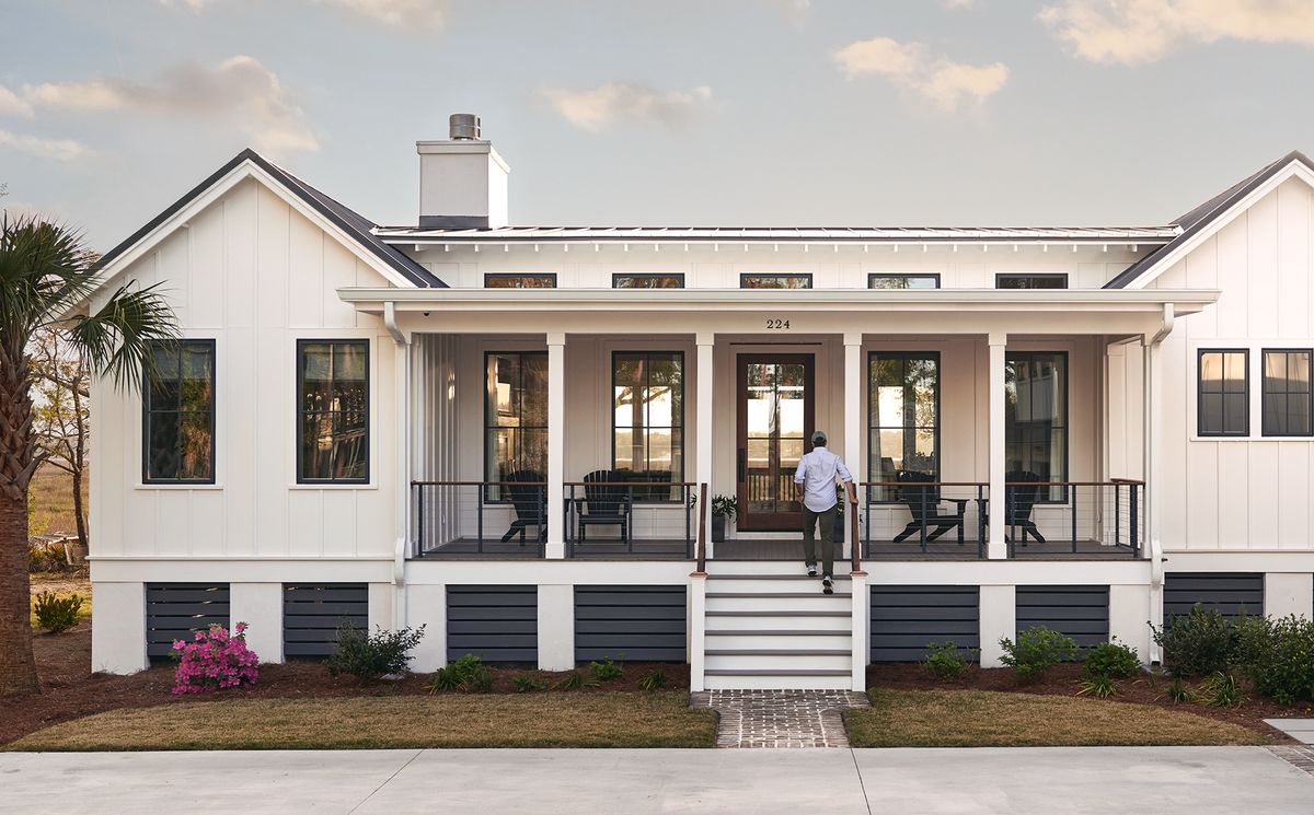 Marvin Elevate casement windows with wood interiors