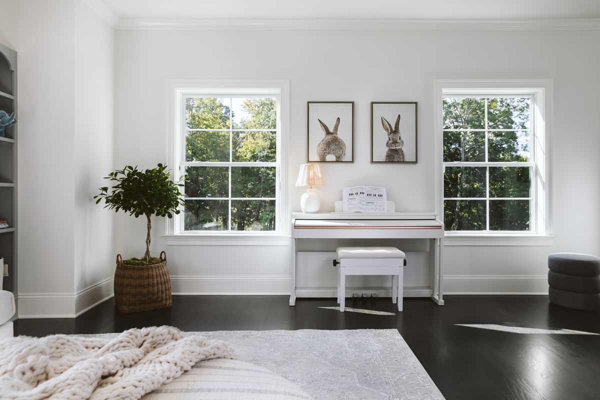Marvin Essential fiberglass double hung windows